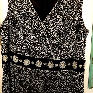 Black and white Sundress